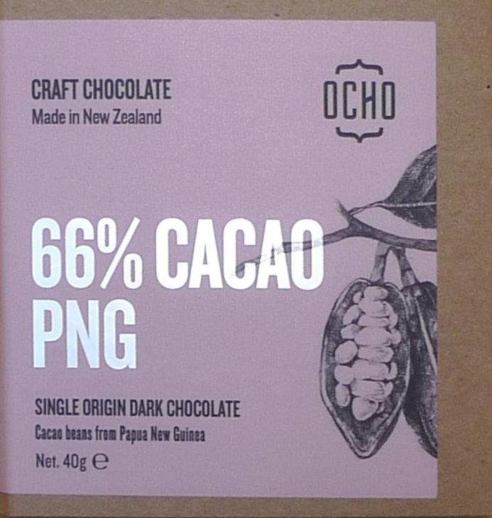 Ocho Chocoltae 66% Cacao PNG